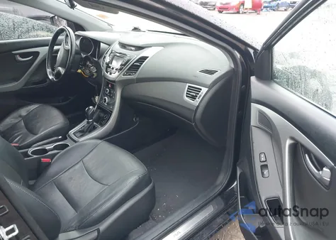 2014 Hyundai Elantra Limited from USA, damaged, VIN 5NPDH4AEXEH535519